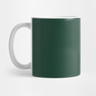 Deep Green From Green and Dusty Blue Abstract Collection Mug